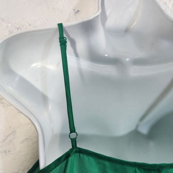 4x$25 Hoss intropia green semi sheer slip chemise dress XS - Picture 2 of 11